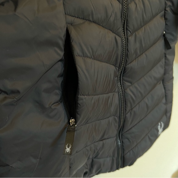 NWT Youth Spyder ThermaWEB, Water Resistant Puffer Jacket - Size M 8/10 - Picture 7 of 13